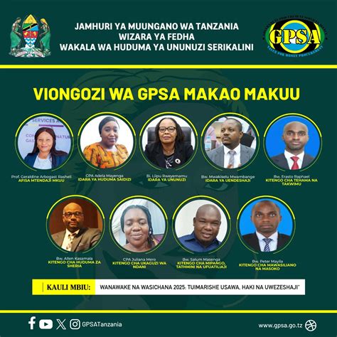 GpsaTanzania (@GpsaTanzania) .